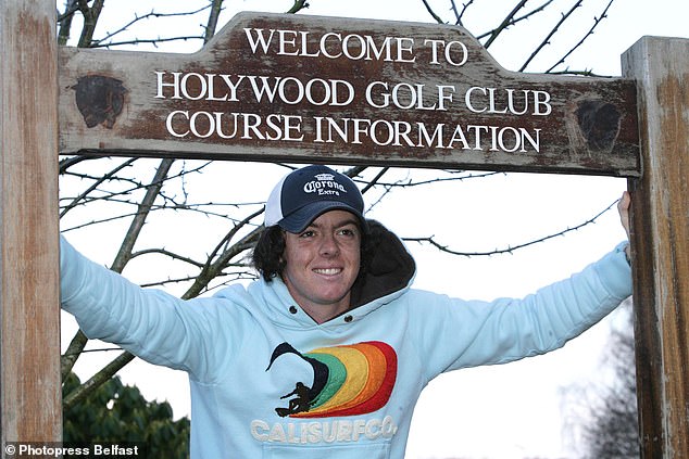 McIlroy at his home golf club back in 2009, just after he had first won the Desert Classic