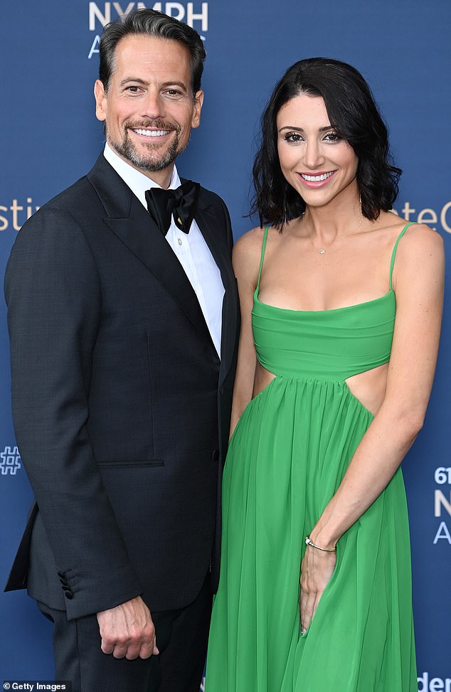 Gruffudd with new wife Bianca Wallace, whom he met while filming the TV series Harrow in Australia while he was still married