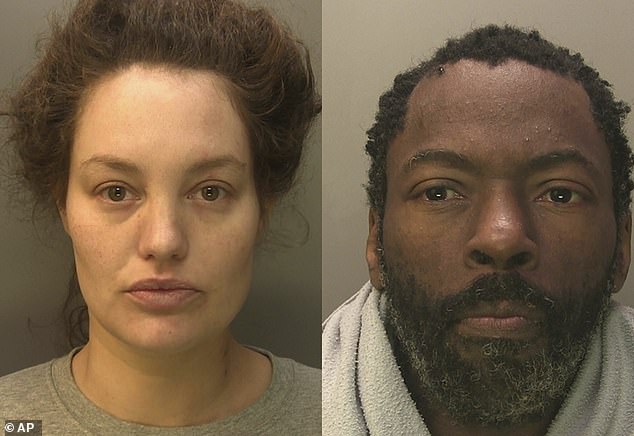 Mugshots of Constance Marten and Mark Gordon, who were found guilty of manslaughter by gross negligence over the death of their baby Victoria