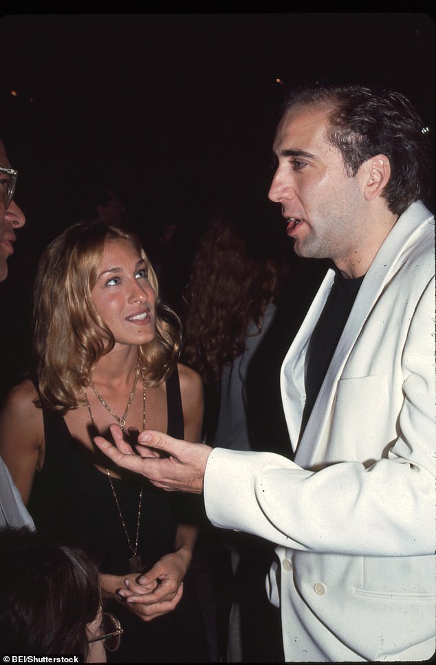 Her former romantic love interest was Nicholas Cage , her Honeymoon in Vegas co-star, seen in 1992