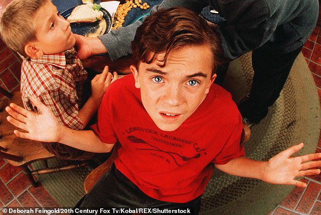 Frankie was just a teen when he rocketed to fame in 2000 as the titular star of Malcolm In The Middle, playing a a child genius and earned a nomination for Outstanding Lead Actor in a Comedy Series in 2001 (pictured on the show)