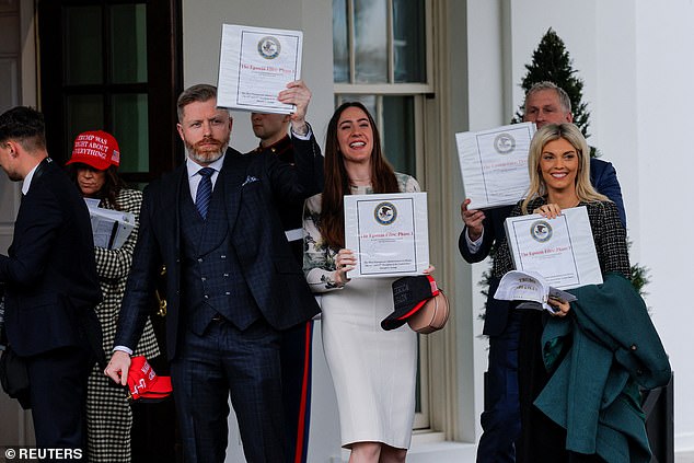 She invited MAGA influencers to the White House in February and handed over 'Epstein binders' which were meant to be just phase one of a transparent roll out of information