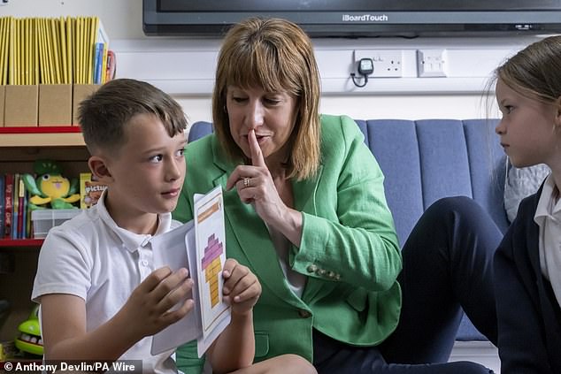 She gave another strong hint that the 'wealthy' will be hammered by Chancellor Rachel Reeves (pictured) - saying the government thought those with the 'broadest shoulders' should pay