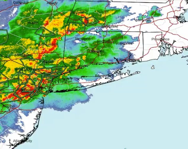 The National Weather Service raised the alarm on Monday night as the deluge intensified across the Northeast