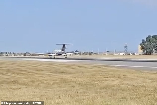 The video cuts off just before the plane crashed, in a tragic incident that killed all on board