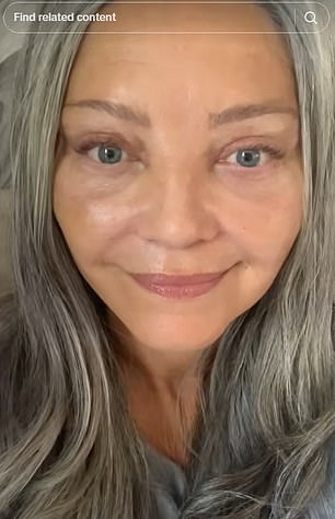 She now looks decades younger