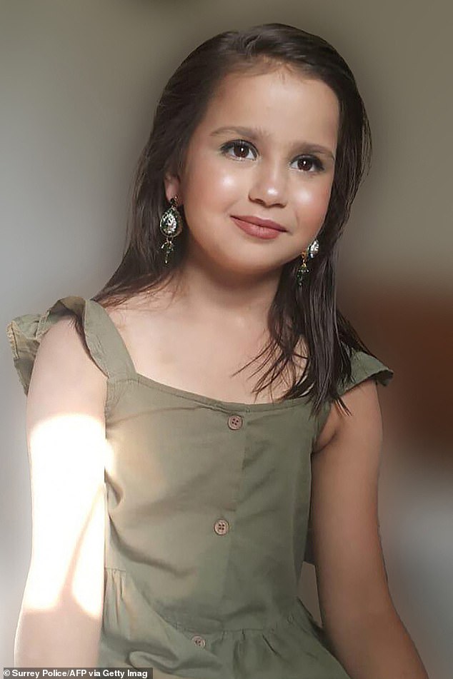 Sara Sharif, 10, (pictured) was found dead in her bed in August 2023 after being beaten and tortured by her father and his wife Batool