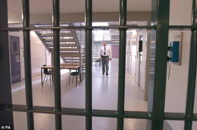 A cell block in HMP Bronzefield, where Marten complained about jail conditions