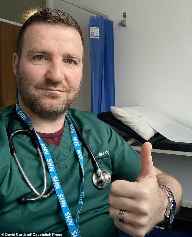 Cartland (pictured), who was found to have harassed three doctors and a practice manager between 2022 and 2025, was struck off over fears he 'would behave in a similar way in future'
