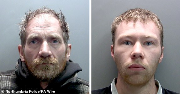 Undated handout photos issued by Northumbria Police of Daniel Daniel Graham, 39, (left) and Adam Carruthers, 32, who are due to be sentenced on Tuesday after they were found guilty at Newcastle Crown Court of criminal damage after the felling of the Sycamore Gap tree - valued at £622,000 and £1,114 damage to Hadrian's Wall. Issue date: Tuesday July 15, 2025. PA Photo. Photo credit should read: Northumbria Police/PA Wire NOTE TO EDITORS: This handout photo may only be used for editorial reporting purposes for the contemporaneous illustration of events, things or the people in the image or facts mentioned in the caption. Reuse of the picture may require further permission from the copyright holder.