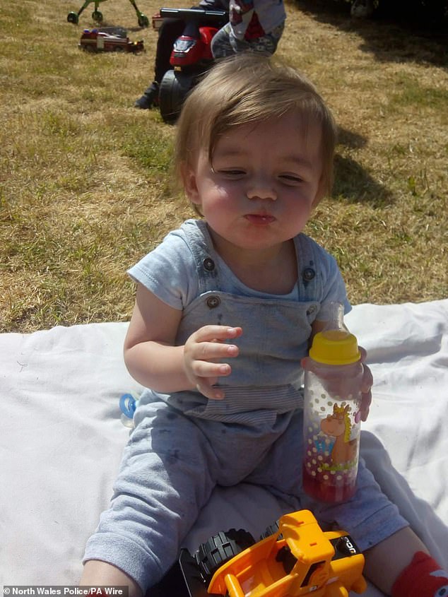 The court heard that Ethan (pictured) would have died from dehydration within ten days if he had not succumbed to his injuries