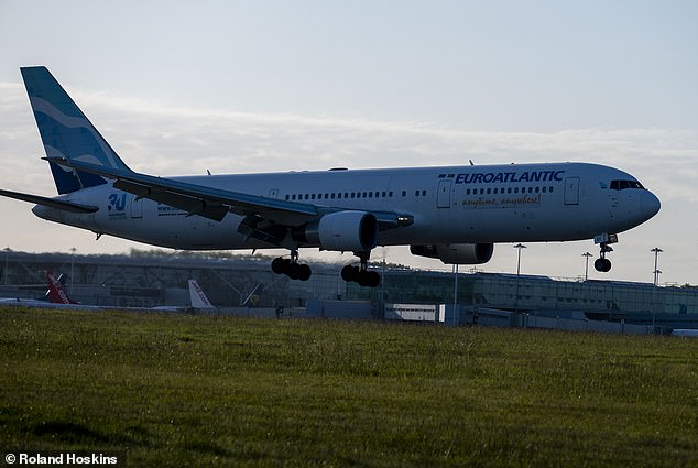 The plane was packed with Afghan migrants able to come to the UK due to an email blunder