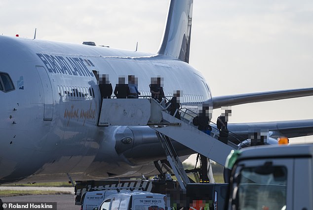 Those on board have been given a ticket to Britain amid fears they could be targeted by the Taliban