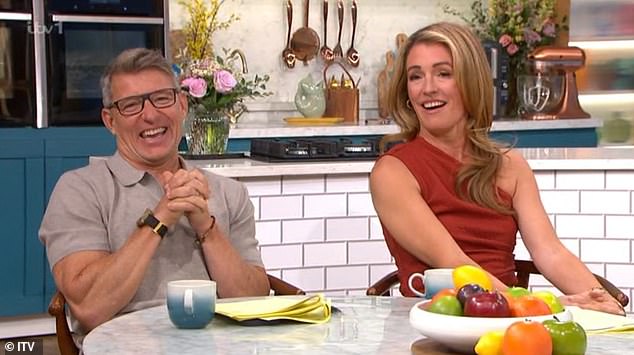 The segment took a turn as Ben told viewers how Martin would be sticking around for a phone-in where they could ask him 'anything' as he declared: 'Nothing is off limits'