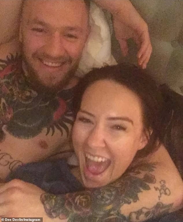 Conor's partner Dee Devlin brushed off the scandal as she simply posted a loving tribute to Conor to her Instagram page on Monday