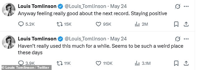 And back in May he had posted saying: 'Haven't really used this (X) much for a while. Seems to be such a weird place these days...'