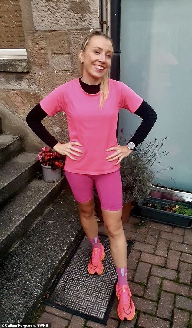 Beth continued her marathon training, going to the gym and teaching during her first few months of treatment