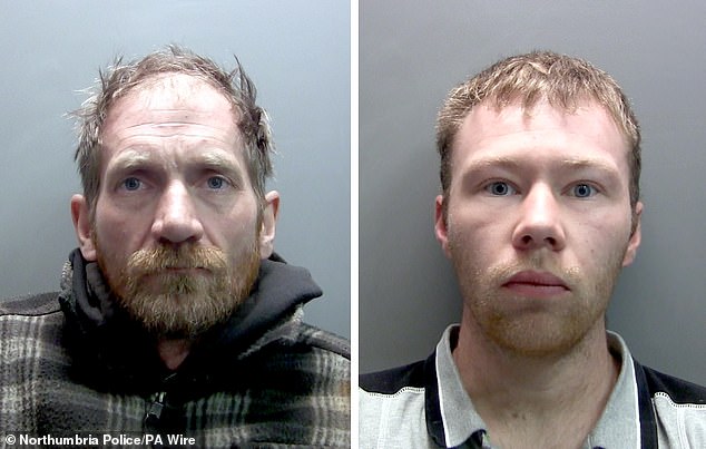 Custody shots of Graham and Carruthers released following their convictions after trial