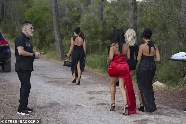The Mafia-themed event has drawn criticism amid claims that women with 'specific breast measurements were paid to attend'