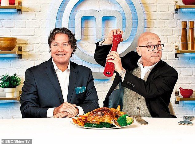 Wallace co-hosted MasterChef for 17 years alongside John Torode (left)