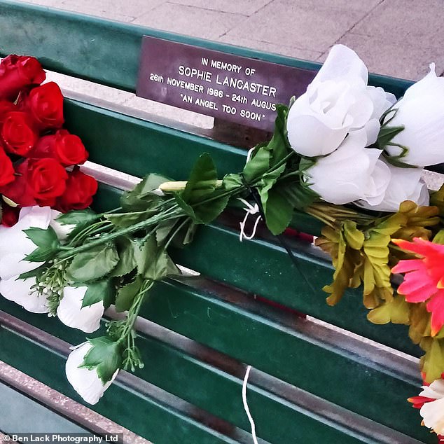 The bench was unveiled in 2008 and as 'a special place of remembrance,' in Whitby which is steeped in alternative culture, including festivals such as the Goth Weekend, which Sophie had visited
