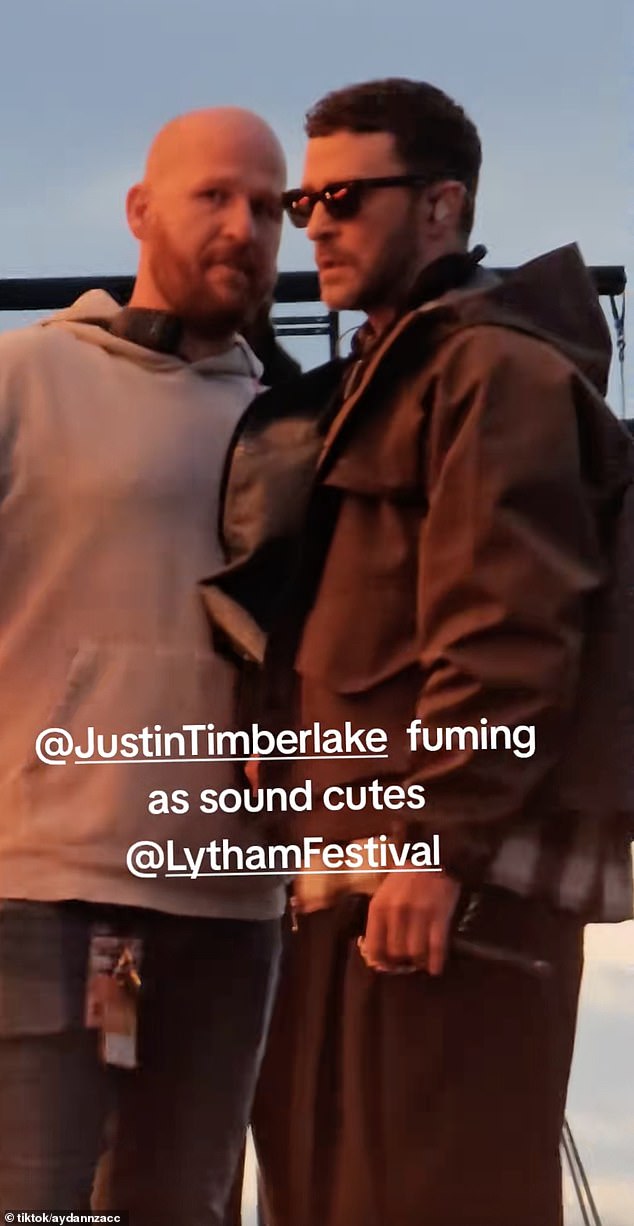 Justin appeared calm at first
