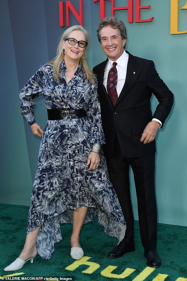 Oscar winner Meryl Streep received plenty of buzz for joining the series in its third season, but she also wasn't able to garner an Emmy nod. She and costar Martin Short, who was nominated, have reportedly been dating for more than year; pictured together in August 2024 in LA