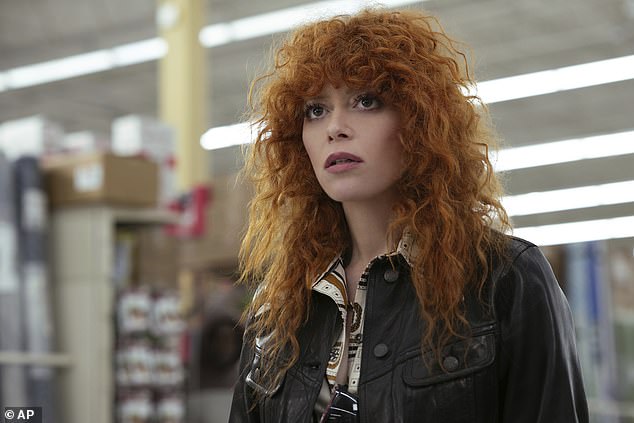 Another snubbed actress was Natasha Lyonne, who has attracted stellar reviews for her Peacock mystery comedy Poker Face (pictured)