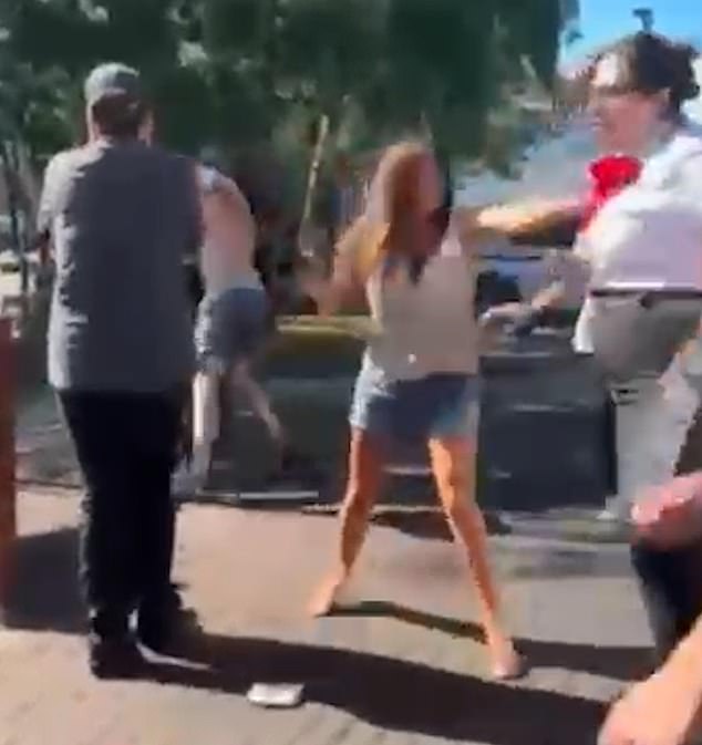McDonald's said: 'At McDonald¿s, we have a zero-tolerance policy towards anti-social behaviour, and it is completely unacceptable to see anyone behaving in this way'