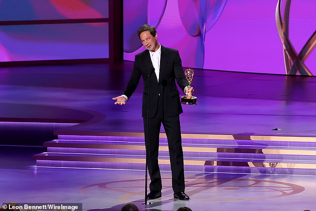 But Ford faces the most competition against The Bear star Ebon Moss-Bachrach (pictured September 15), who already won the supporting actor Emmy for the past two consecutive years