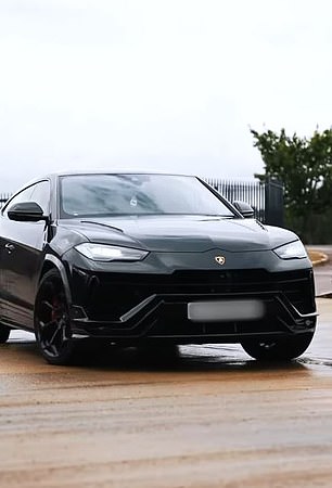 The England star has seen his Lamborghini Urus damaged after returning to the capital