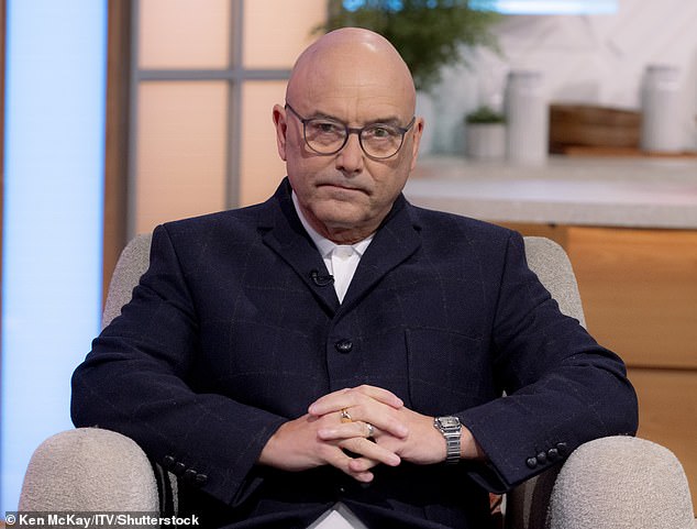 The TV presenter shared her views on the axed MasterChef host's BBC sacking and blasted his string of 'bizarre' statements (Gregg pictured in 2024)