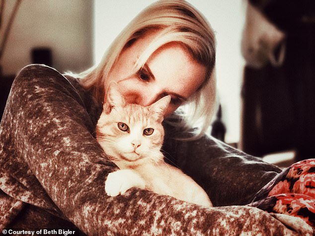 In December 2017, Beth said she had an 'awakening' after her 'soulmate cat' Arnie was diagnosed with aggressive cancer