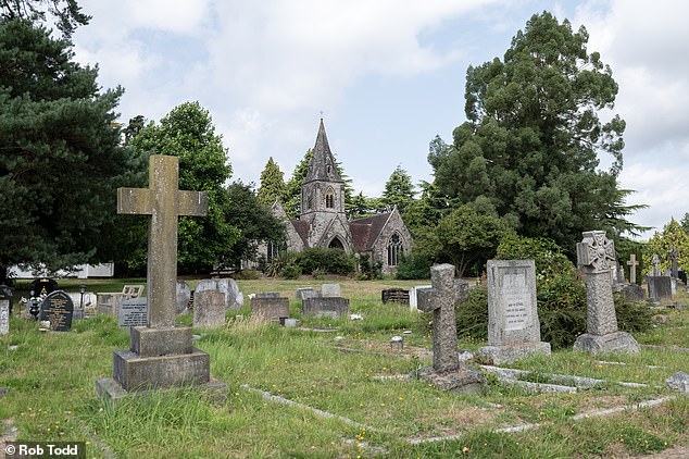 Pictured is the working part of Tunbridge Wells Borough Cemetery and Chapel