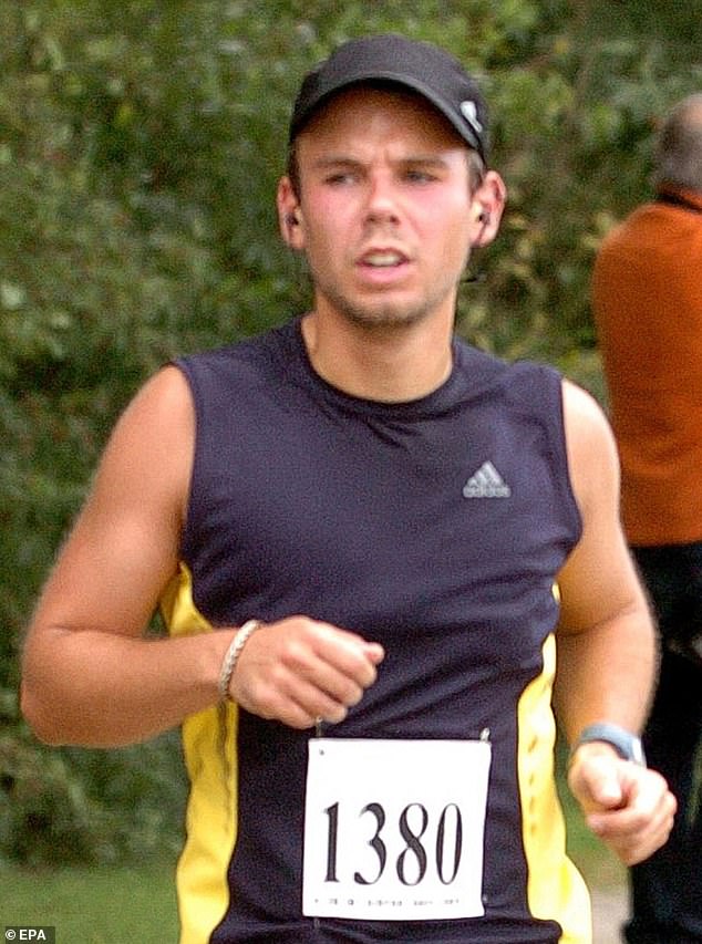 Andreas Lubitz, co-pilot of Germanwings flight 4U9525, running during the Aerportrace in Hamburg, Germany, on September 13, 2009