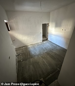 Pictured: The renovation of Kiki's 600-year-old home
