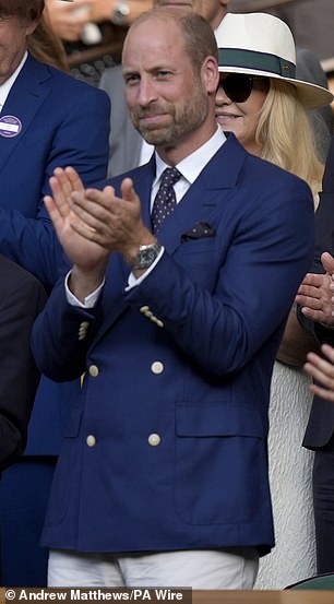 One commenter said of William: 'That suit is tailored unlike any suit I have ever seen! When did he become so good-looking?'