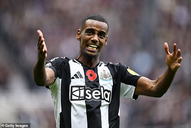 The Newcastle striker would cost upwards of £125million - more than Florian Wirtz did