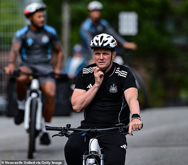 Newcastle are currently away in Austria for their pre-season training camp (pic: Eddie Howe)