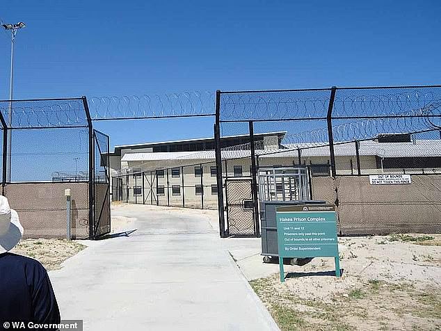Hakea is one of Australia's toughest prisons and Peake shared a tiny cell with another man
