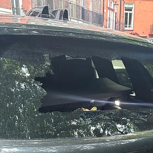 The move came after he vowed to bring protection the next time he visited the capital following the vandalism of his car the last time he was in the city