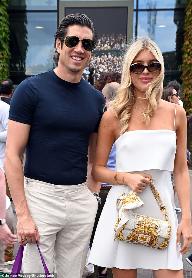 Phoebe has now attended two, consecutive Wimbledon men's finals, as the film production student dazzled SW19 during her most recent appearance. She is seen here with her father, Vernon, at the Championships on Day 14 last July