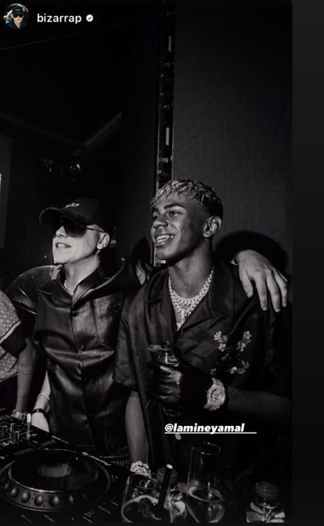 The teenager shared footage from his birthday celebrations, but the event has come under fire