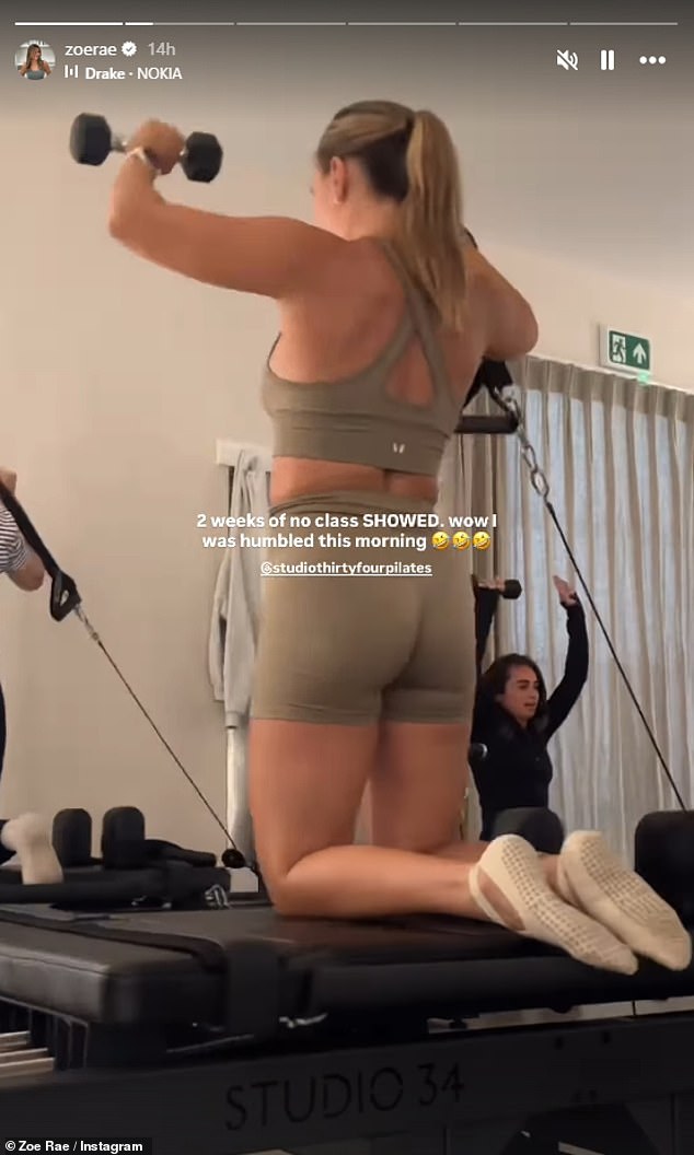 Zoe ignored the comments on Tuesday, instead using her Instagram account, which boasts 645k followers, to give fans a glimpse at her luxury lifestyle