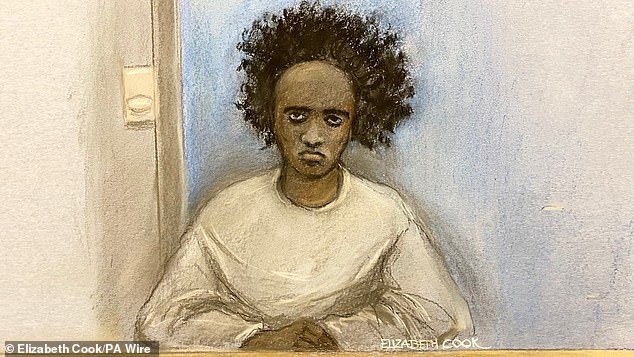 Southport killer Axel Rudakubana at a hearing in Liverpool Crown Court last December