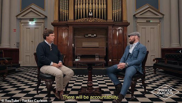 The former fighter admitted in an interview with Tucker Carlson that his plan for the Irish presidency is unlikely