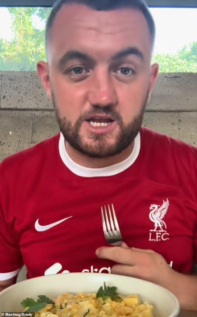 In his own expletive-laden review, Mashtag Brady said: 'So far, honest review of Bali. Greatest place ever! What is everyone talking about? The amount of messages I got saying why are you going there it's f***ing shit'