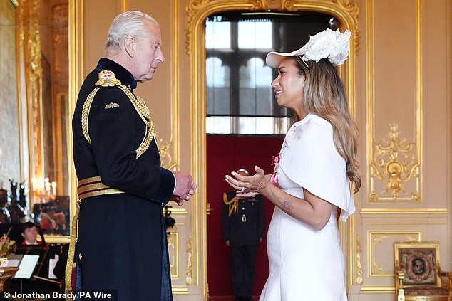 X Factor winner Leona has been made an OBE for services to music and charity