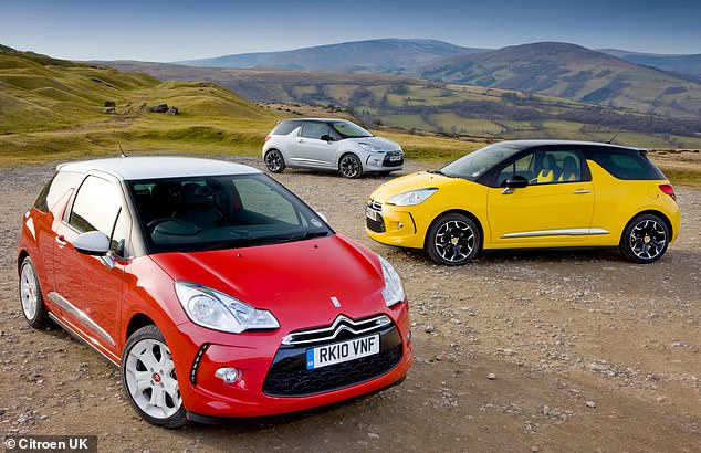 The second-generation Citroen C3 and first-generation Citroen DS3 (pictured) produced between 2009 and 2019 are impacted by the stop-drive order