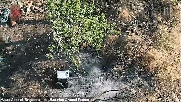 Moments later, unmanned ground vehicles loaded with powerful explosives moved toward the already battered fortification